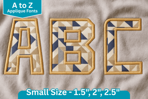 Arcade Stitch Applique: A Versatile Embroidery Font