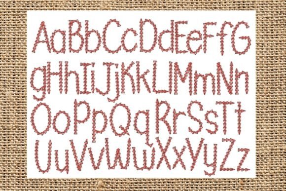 Chain Stitch Alphabet - Capitals: A Versatile Holiday Choice