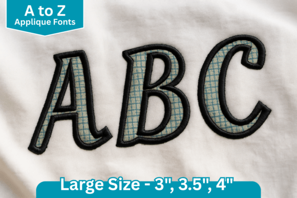 Curvy Applique Embroidery Font: A Designer's Review