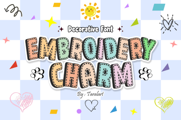 Embroiderycharm Regular: A Charming Font for Gifts