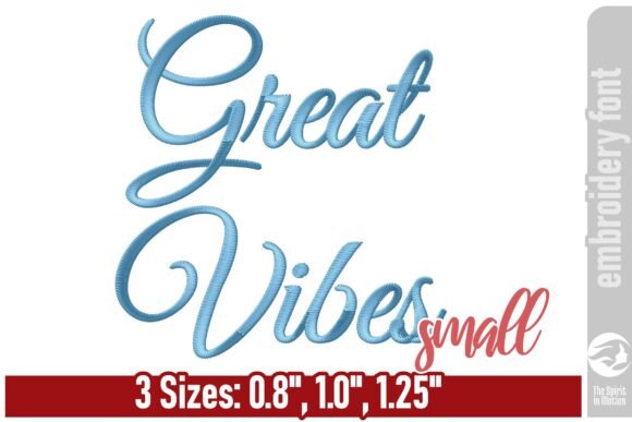 Great Vibes Script: A Holiday Embroidery Must-Have