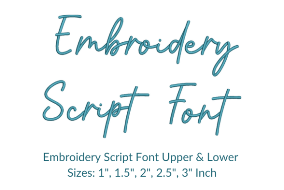 Nostalgia Font: A Charming Embroidery Design