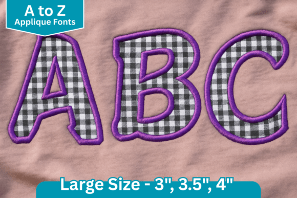 Review: Joyful Curve Applique Embroidery Font