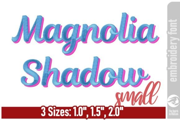 Review: Magnolia Shadow Embroidery Font - Small