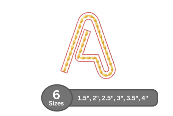 Rope Twist Alphabet -a: A Stylish Monogram Choice