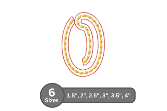 Rope Twist Number -0: A Versatile Embroidery Font
